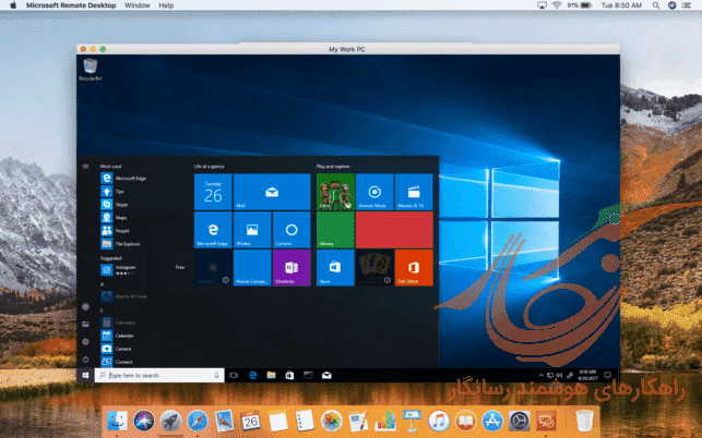 اتصال به ریموت دسکتاپ در مک