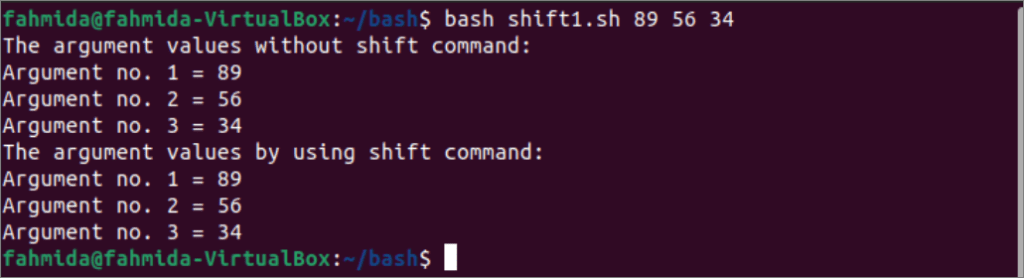 استفاده از دستور "shift" در bash • بلاگ رسانگار
