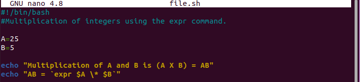 Expr در Bash برای ضرب و تقسیم اعداد
