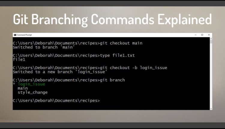 دستورات انشعاب Git با مثال توضیح داده شده است
