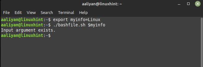 نحوه بررسی وجود آرگومان ورودی در اسکریپت Bash Shell
