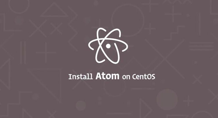 Atom را روی آن نصب کنید CentOS 7