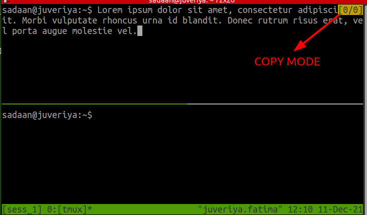 نحوه کپی و چسباندن با کلیپ بورد در Tmux
