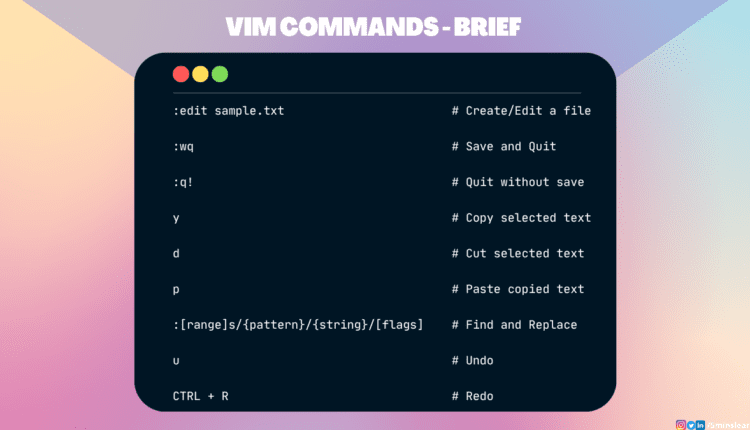 نحوه استفاده از Vim - آموزش برای مبتدیان
