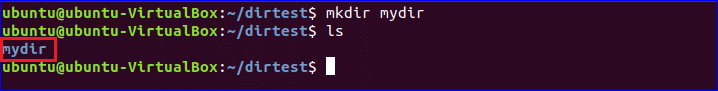 Bash 'mkdir' مسیر موجود نیست
