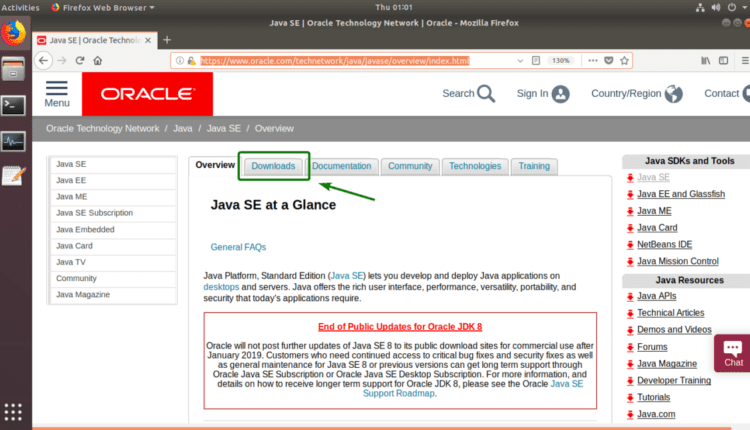 Oracle JDK 11 را نصب کنید on اوبونتو
