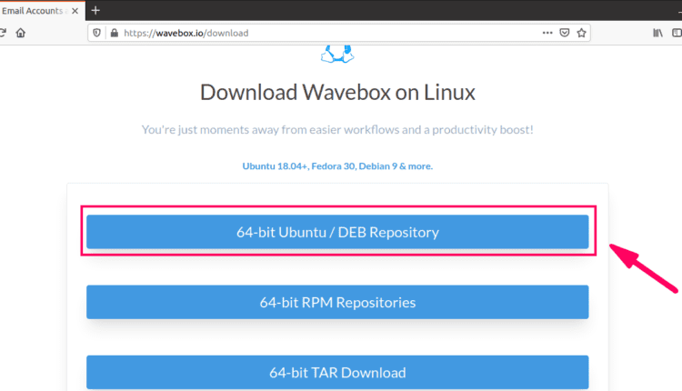 Wavebox را در اوبونتو 20.04 نصب کنید
