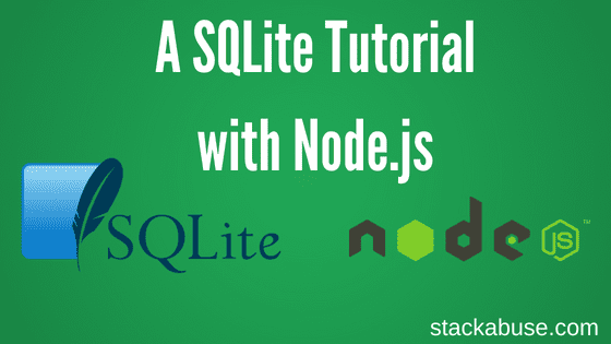  آموزش SQLite با Node.js در این آموزش نحوه استفاده از SQLite را در ترکیب با جاوا اسکریپت در محیط Node.js با کمک درایور sqlite3 Node.js نشان خواهم داد.  برای کسانی که با SQLite آشنایی ندارند، این یک پایگاه داده ارتباطی تک فایلی ساده است که در بین دستگاه های هوشمند بسیار محبوب است.
