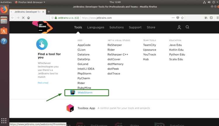 نحوه نصب JetBrains WebStorm on اوبونتو
