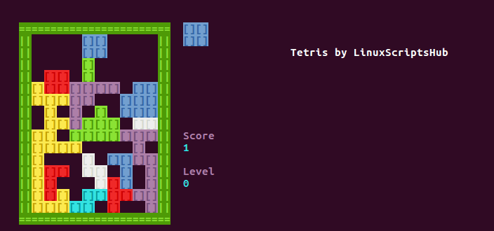 نحوه نصب و بازی Tetris on اوبونتو؟
