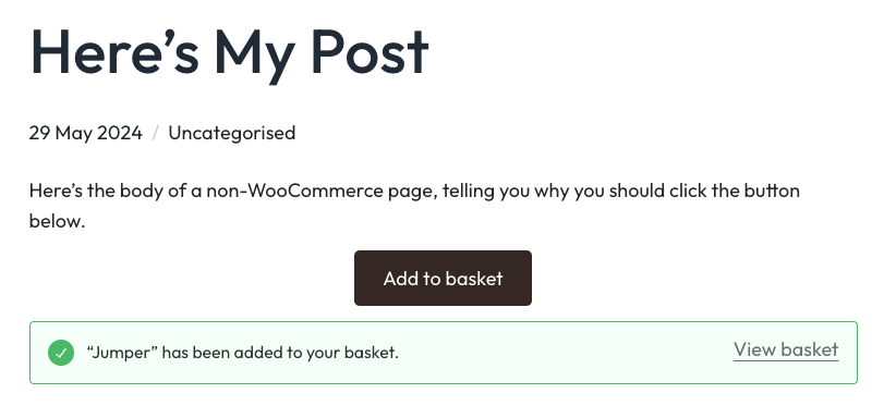 اعلان فروشگاه WooCommerce با استفاده از [shop_messages] کد کوتاه