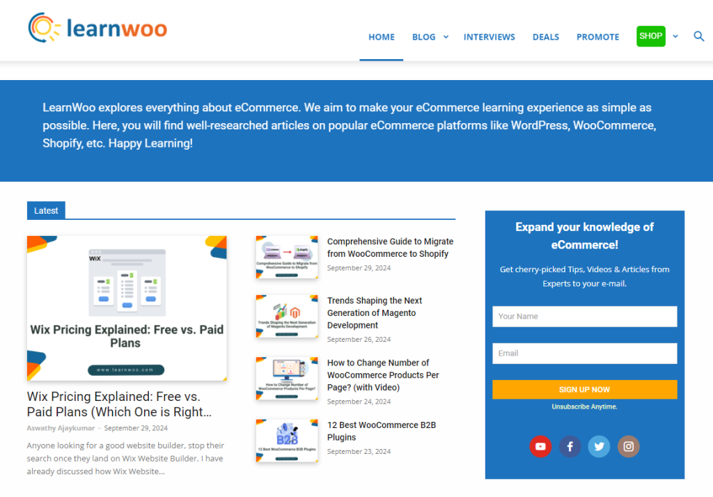 خانه LearnWoo page