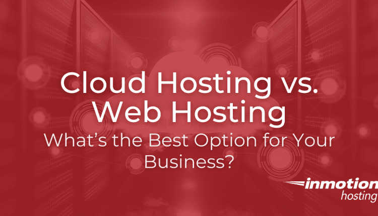 Cloud Hosting vs Web Hosting hero image