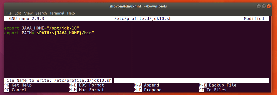 Oracle JDK 10 را نصب کنید روی اوبونتو 18.04 LTS