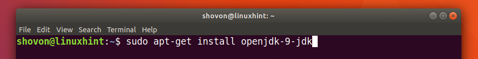 OpenJDK 9 را نصب کنید روی اوبونتو