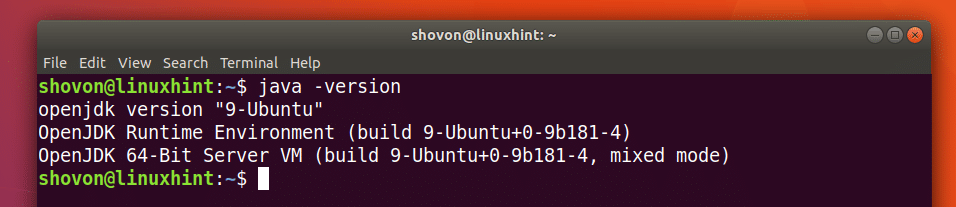 OpenJDK 9 را نصب کنید روی اوبونتو