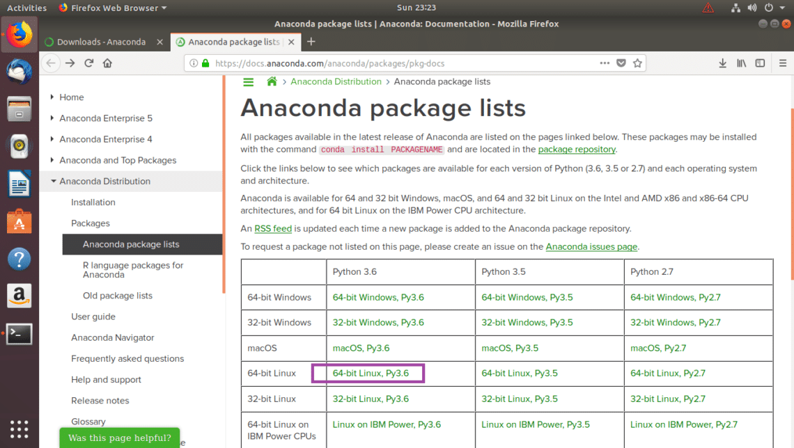 روش نصب آناکوندا پایتون روی اوبونتو 18.04 LTS