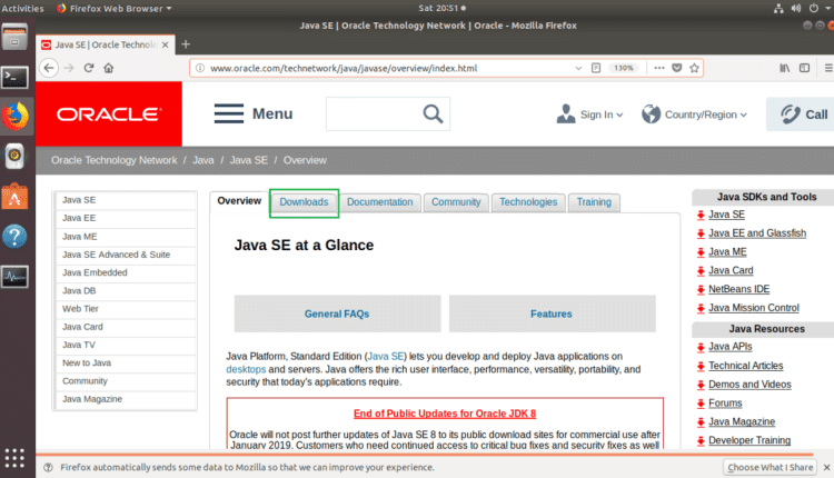 Oracle JDK 10 را نصب کنید on اوبونتو 18.04 LTS
