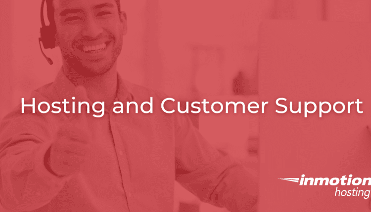 hosting and customer support