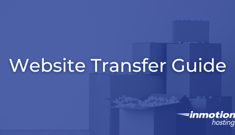 Website Transfer Guide - Hero Image